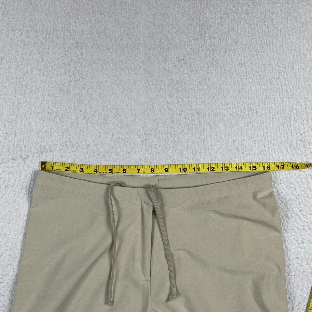 Nike Pants Womens‎ Medium (8-10) Khaki Crop Athleisure Minimalist Fitness Gym